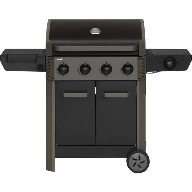 Augusta 4+1 gasolgrill - Grått och svart