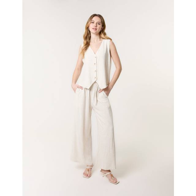 Waistcoat and Trouser Set - M/L / STONE