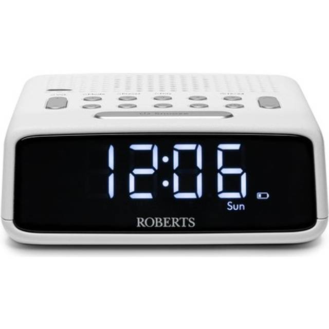Roberts ortusfm fm radio, small, white