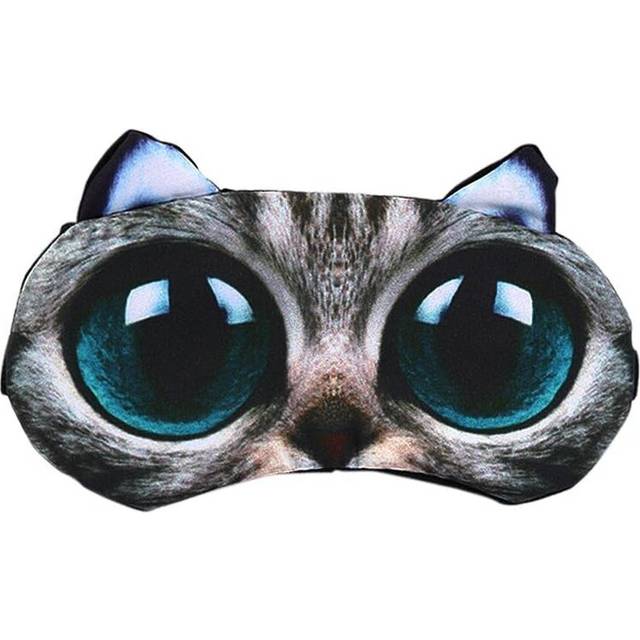 Cute 3D Animal Sleep Mask Cat Dog Eye Mask Eyeshade for Kids Girls Women Adults (American Shorthair)