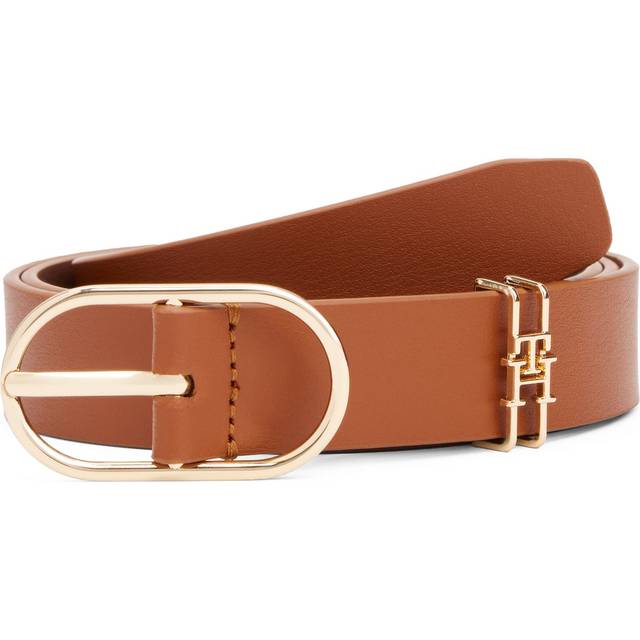 Tommy Hilfiger Monogram Slim Leather Belt