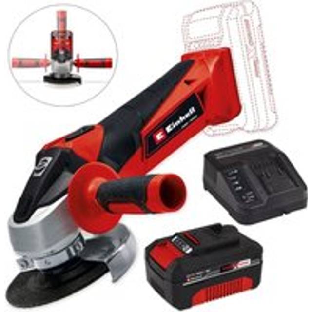 Tc-ag 18/115 Li 18v Cordless Angle Grinder 115mm Power X-Change 1x4Ah - Einhell
