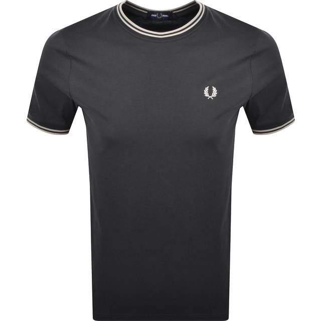 FRED PERRY Twin Tipped T-Shirt |Grå |XL