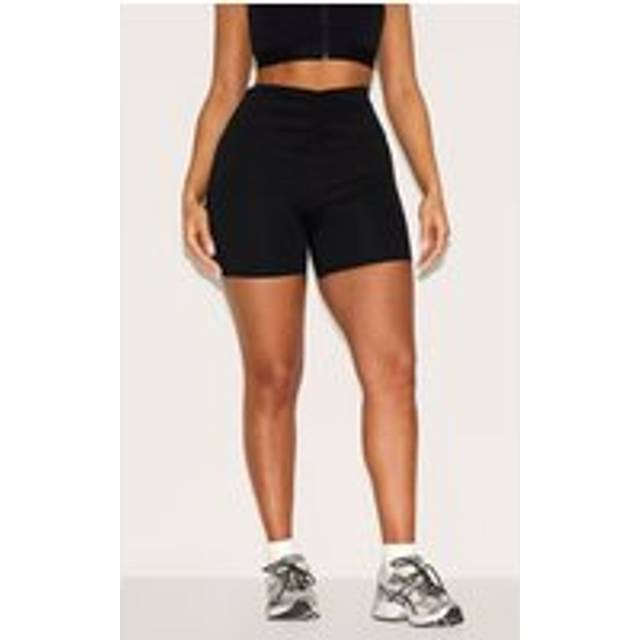 Shape Black Active Ruched Highwaisted Cycling Shorts, Black - 6