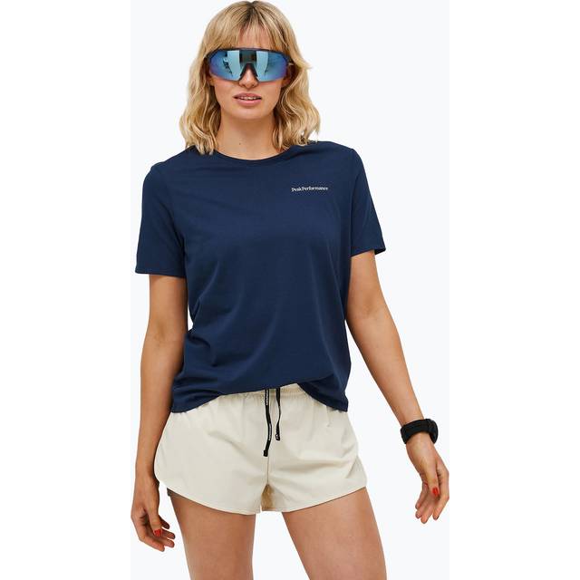 Explore Logo W t-shirt, BLUE SHADOW, Dam, S