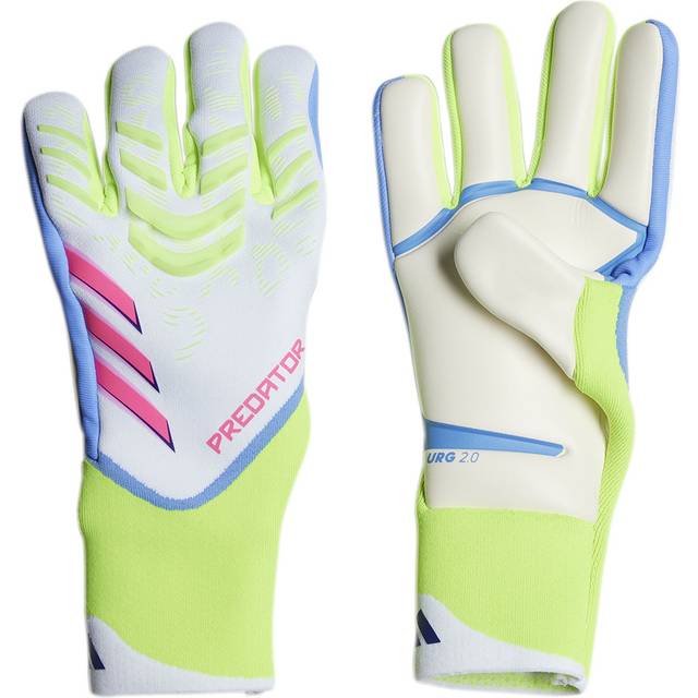 adidas Målvaktshandske Predator Pro Celestial Victory - Vit/Lucid Lemon/Lucid Pink - ['Vit'] (7)