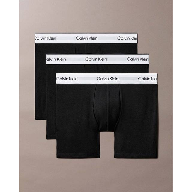 CALVIN KLEIN Boxer Brief 3Pk |Svart |XS