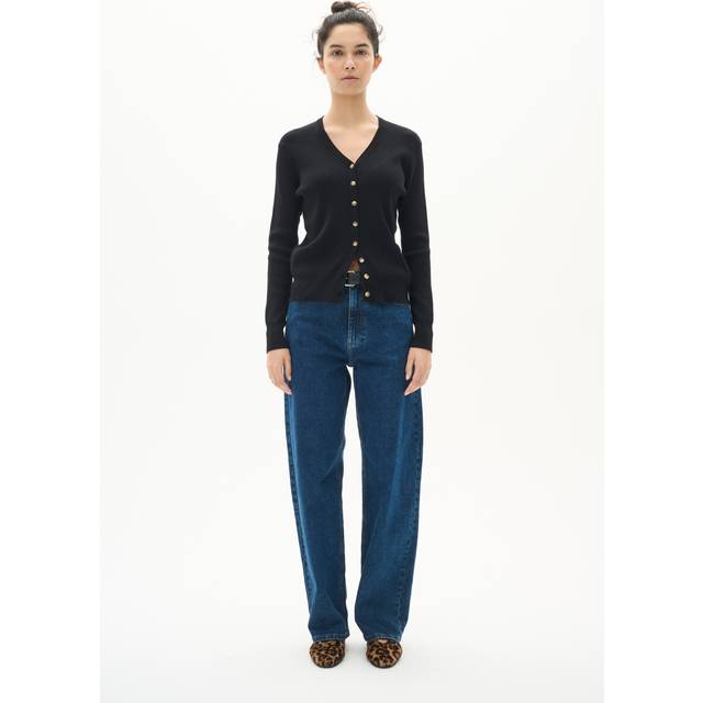InWear Leenahiw Cardigan Dam Koftor & Cardigans Stl. XL - Från Magasin - Black (XL)