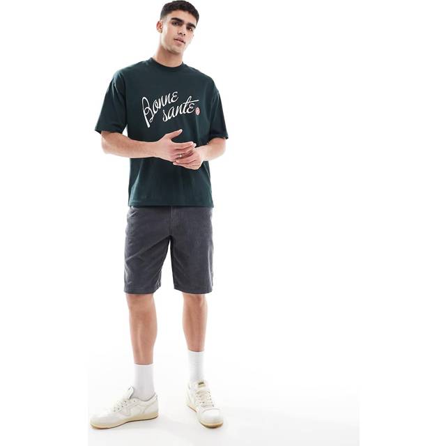 Vans Check-5 Corduroy Loose Shorts - Asphalt - 36"