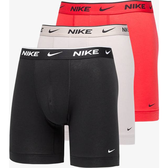 Nike Mens 3 Pack Boxer Briefs - Multi, Black/Multi, Size M, Men - Print