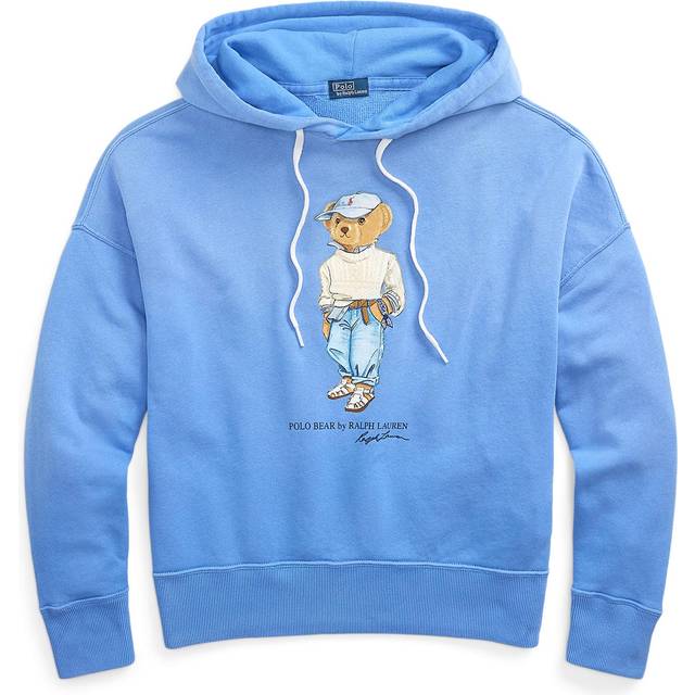 Polo Ralph Lauren – Blå huvtröja med björntryck