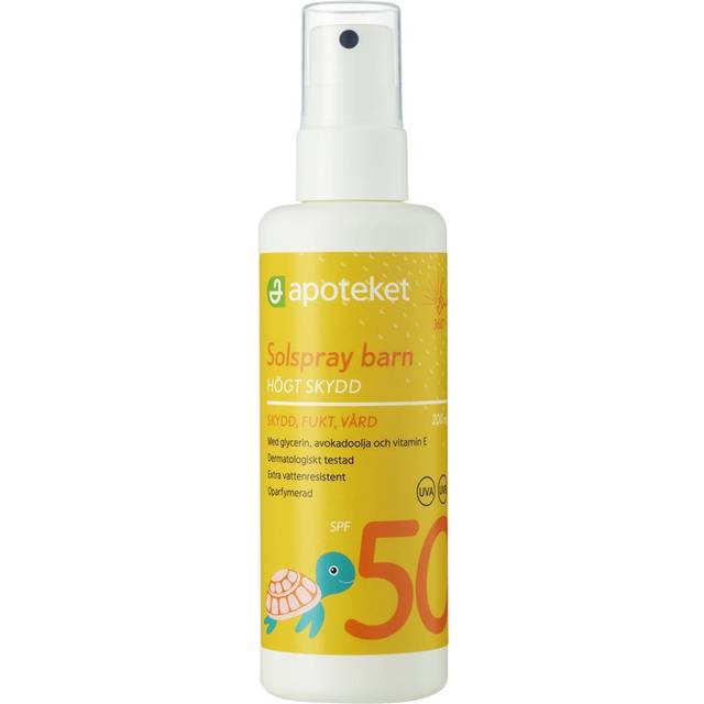 Apoteket Solspray Barn SPF 50, 200 ml