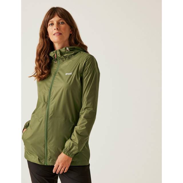 'Pack-It III' Waterproof Packaway Jacket - Bottle Green - 16