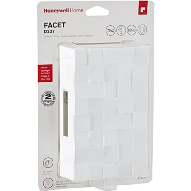 Honeywell Home D107 Facet Classic Wired Doorbell, Applicable