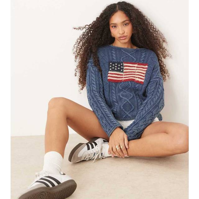 POLO RALPH LAUREN Polo Flag Jumper - Blue