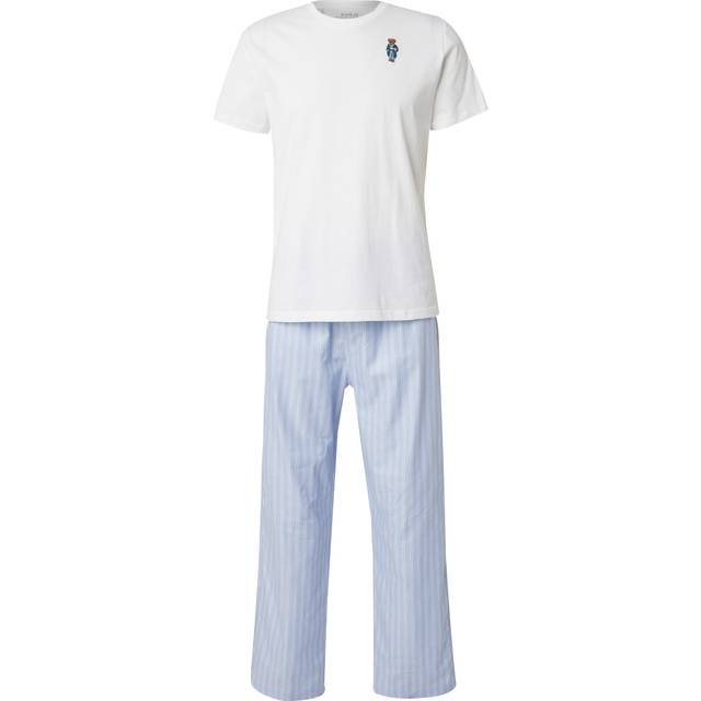 Polo Ralph Lauren – Vitt/blått mysset-Vit/a
