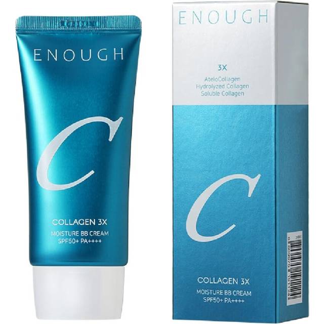 ENOUGH Collagen 3X Moisture BB Cream SPF50+ PA++++ 50g + RANDOM GIFT