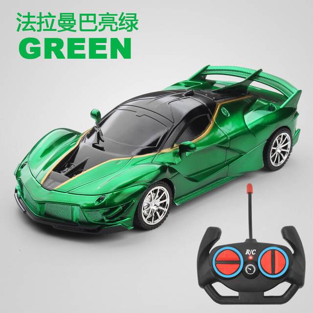 (S) Rc Car Fast with Led Light 2.4g Radio Remote Control Sports Cars Stunt High-Speed Drift Racing Electric