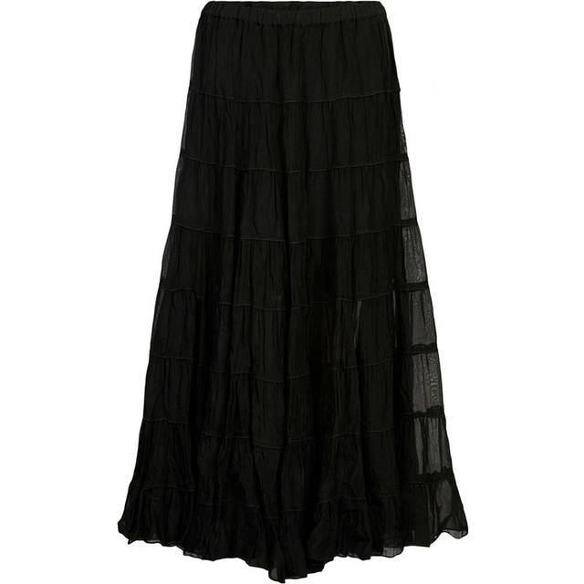 AllSaints Eva Maxi Skirt - 14, BLACK