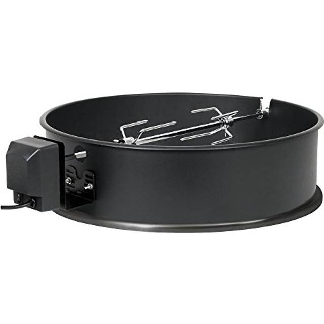 BBQ-Toro Grillspett set för Weber kulgrill (57 cm) och många andra modeller, rotisseri, roterande spett för träkolsgrill och gasgrill, elektriskt roterande spett, grill
