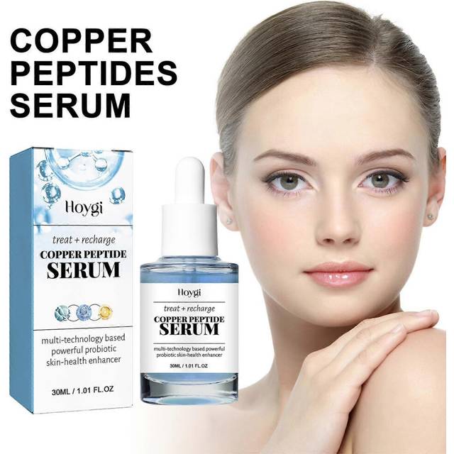 (1Pcs) Copper Peptides Serum for Face, Anti-Aging Face Serum with Copper Peptides, Hyaluronic Acid, Vitamin C for Fine Lines & Wrinkles