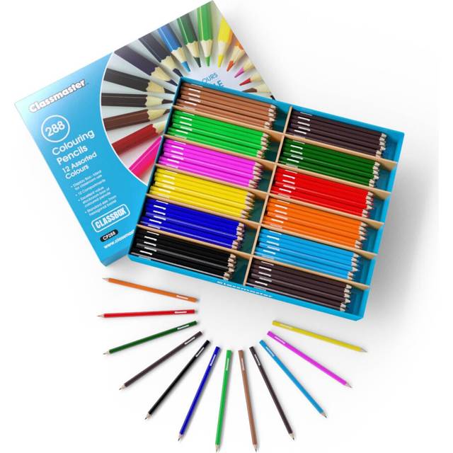 Classmaster Colouring Pencils For Adults & Kids, Coloured Pencils, Long-Lasting Colouring Pencils For Children, Softer Leads For Perfect Colour