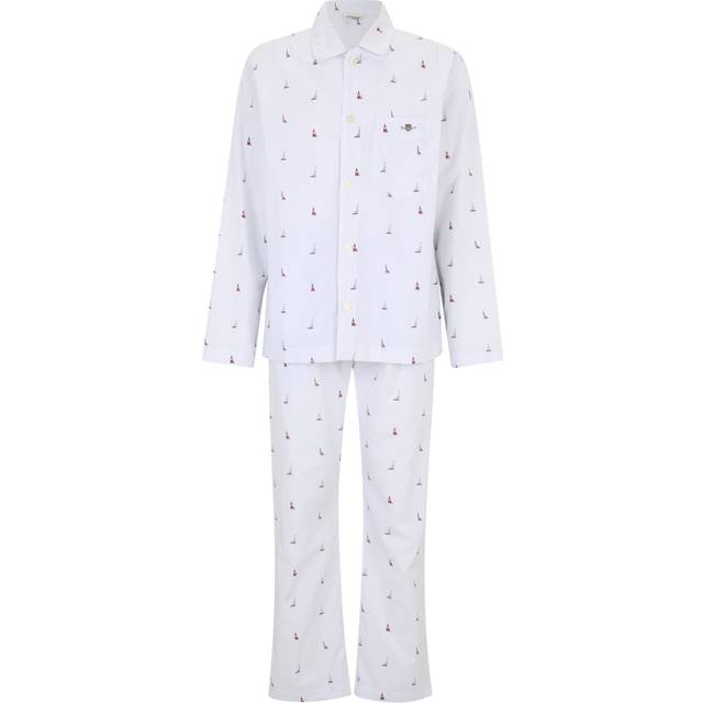 GANT Herr Båtmönstrad pyjamas (XXL)