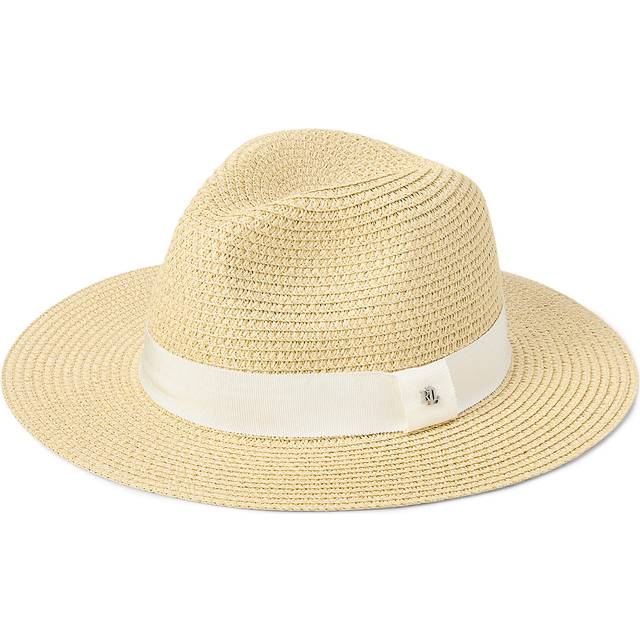 Lauren by Ralph Lauren Fedora Hat - Natural, Beige, Women
