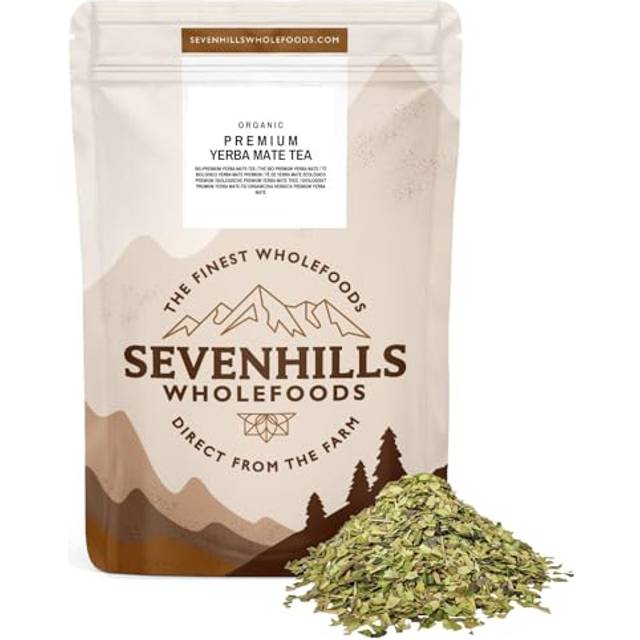 Sevenhills Wholefoods Ekologiskt Premium Yerba Mate Tea, Erva Mate, Chimarrao, traditionellt sydamerikanskt lösbladste 400g