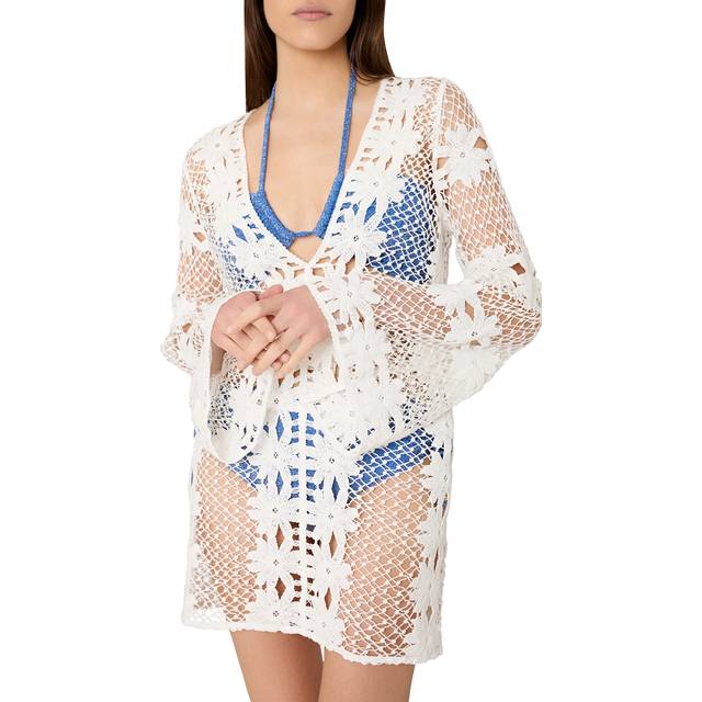 Milly Floral Crochet Swim Cover-Up
