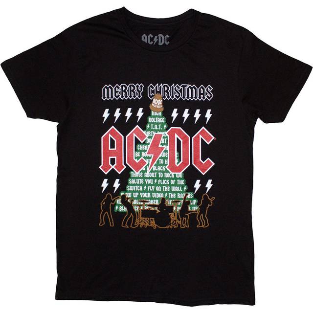 Ac/dc Merry Christmas Official Tee T-shirt Mens