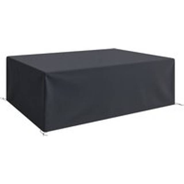 Outsunny Black Garden Furniture Cover 275 x 205cm - 90 x 205 x 275cm