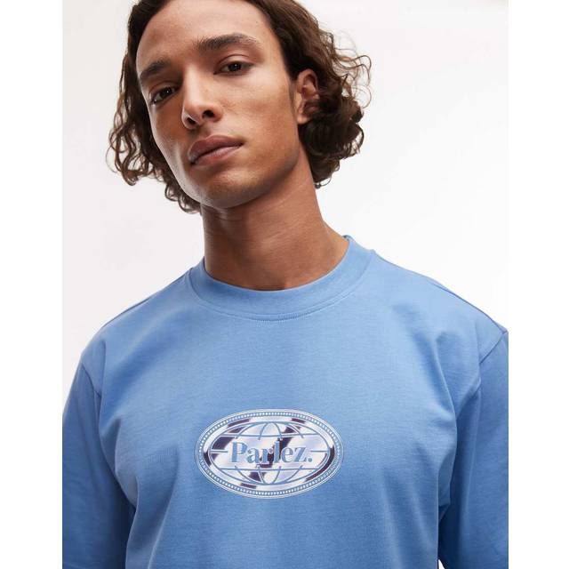 Parlez Mens Azure Chroma T-Shirt - Blue - Large