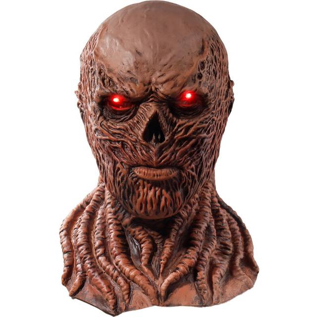 (vecna mask 2 led) Vecna Stranger Things Mask Cosplay Horror Devil Full Face Helmet Latex