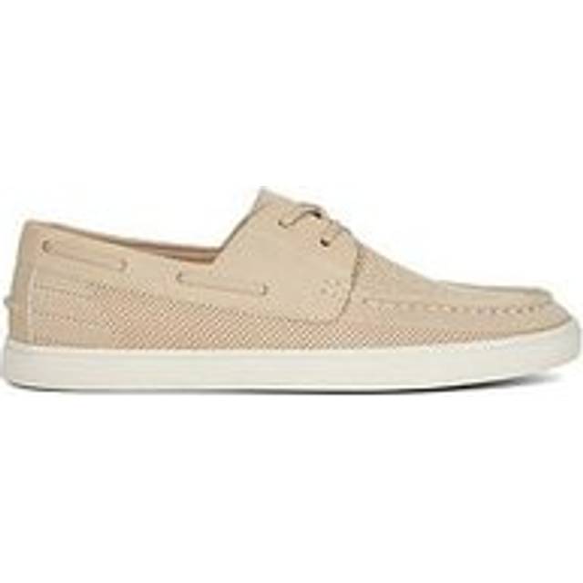 Dune Blaizerss Cream Boat Shoes for Male - Size 11 - cream