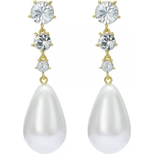 Ted Baker Pearsti Statement Crystal Bead Drop Earrings, Gold