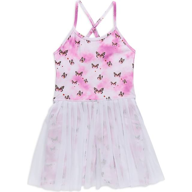 Terez Girls' Butterfly Print Tennis Dress - Little Kid, Big Kid
