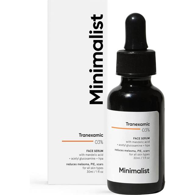 Minimalist 3% Tranexamic Acid Face Serum for Melasma, Pigmentation, Erythema & Acne Scars | Face Serum with HPA to Remove Melasma & Post Inflammatory