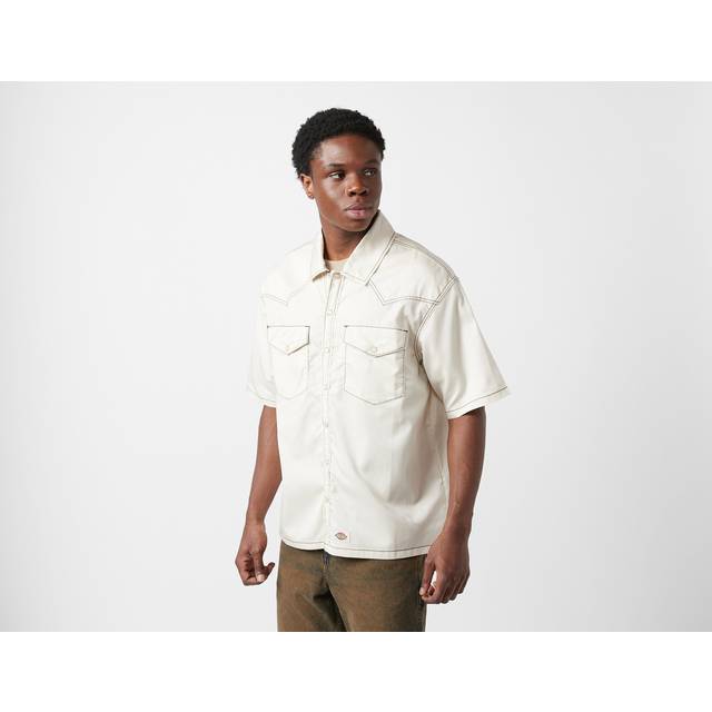 DICKIES River Ranch Work Shirt Ss |Beige |S