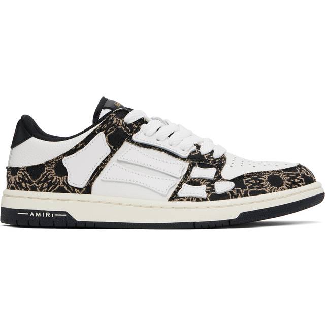 AMIRI White & Black MA Quad Skel Low Top Sneakers - Black - IT 40