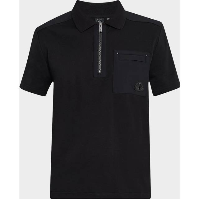 Short Sleeve Dalon Polo Shirt Black, Medium