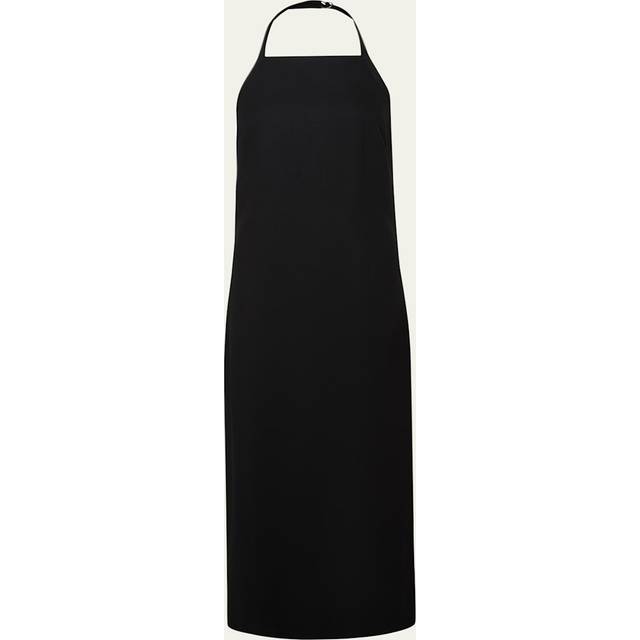 Apron Halter Dress in Black - 0 US