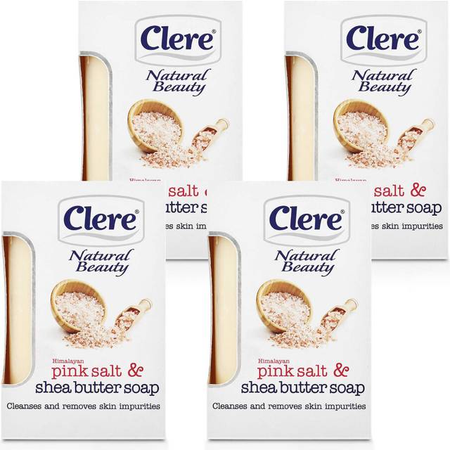 Clear Natural Beauty Soap (Himalayan Pink Sea Salt  4 Pack)