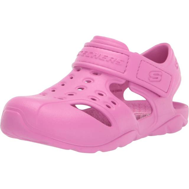 Skechers Girl's Foamies Wave Blast Sandal  Hot Pink  11 Little Kid