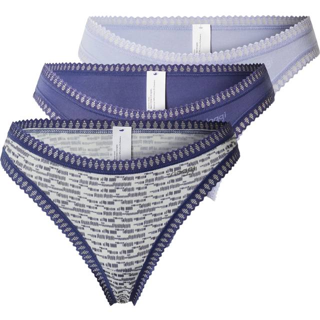 sloggi GO Crush Organic Cotton Blend String Briefs, Pack of 3