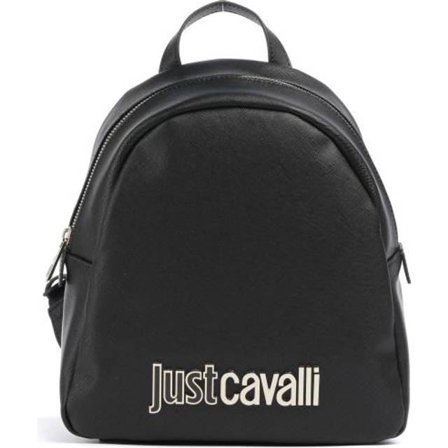 Just Cavalli Metal Lettering Style 10 Rygsæk - Sort
