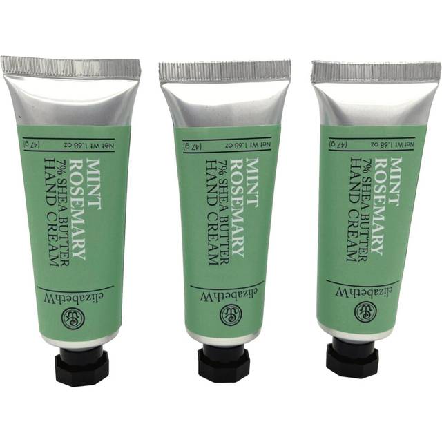 elizabeth W Mint Rosemary Hand Cream  1.68 Ounce (Set of 3)