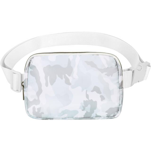 VOROLO Fanny Pack Christmas Gift For Women And Men Crossbody Bag Belt Bag Bum Bag with Adjustable Strap for SportsCamo White