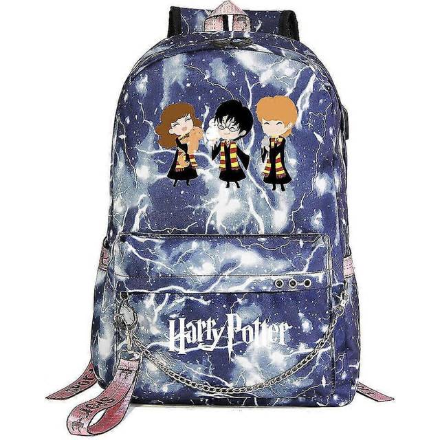 (9, One size) Harry Potter Backpack For Teens - Unisex School Travel Bag With Cartoon Design, Large Capacity - Fashionable Students&#39; Casual Mochil