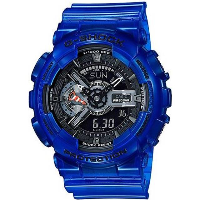 CASIO G-Shock Analog-Digital 'Blue' GA-110CR-2A - Free